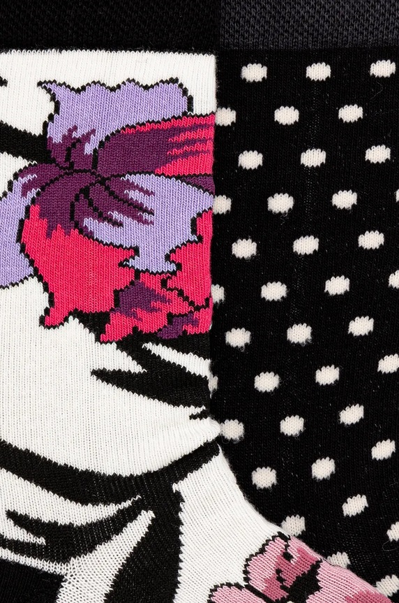 Oblečenie Bavlnené ponožky s kvetinovým vzorom (2-pack) viac farieb RW24.LGD706 viacfarebná