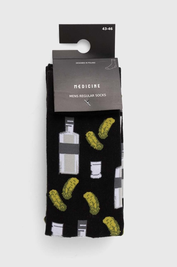 Skarpetki bawełniane męskie wzorzyste (2-pack) kolor multicolor RW24.LGM110 multicolor RW24