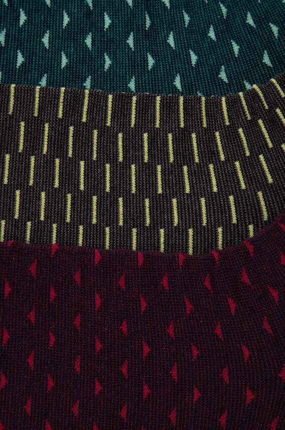 Skarpetki bawełniane męskie wzorzyste (3-pack) kolor multicolor RW24-LGM203 multicolor RW24