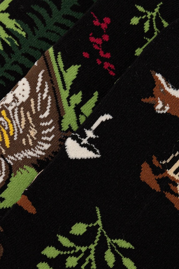 Skarpetki bawełniane męskie wzorzyste (3-pack) kolor multicolor RW24-LGM711 multicolor RW24