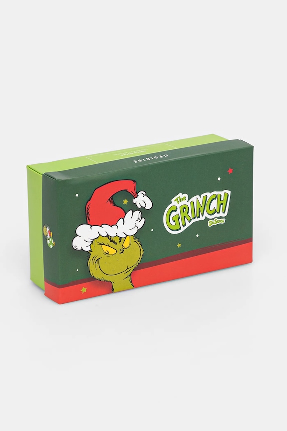 Skarpetki bawełniane męskie świąteczne Grinch (3-pack) kolor multicolor RW24-LGM952 multicolor