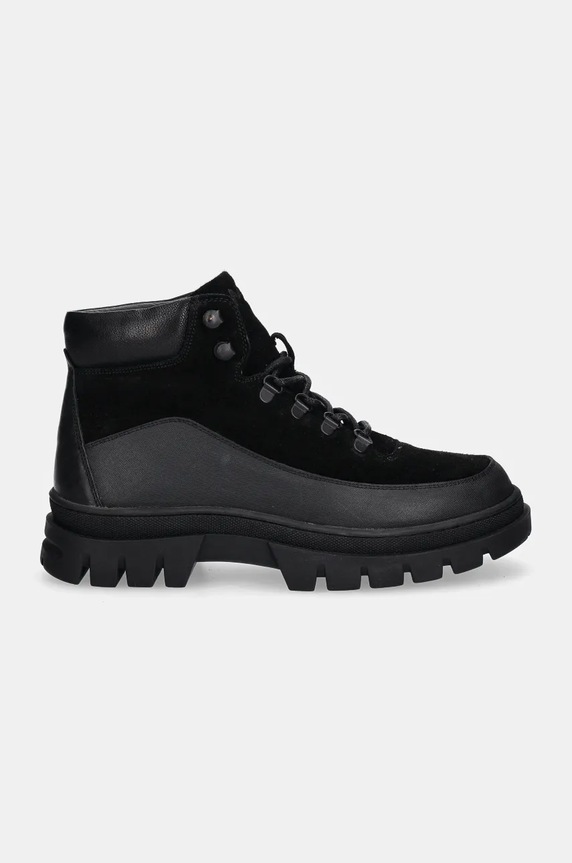 Scarpe Medicine scarponi da trekking in camoscio RW24-OBM705 nero