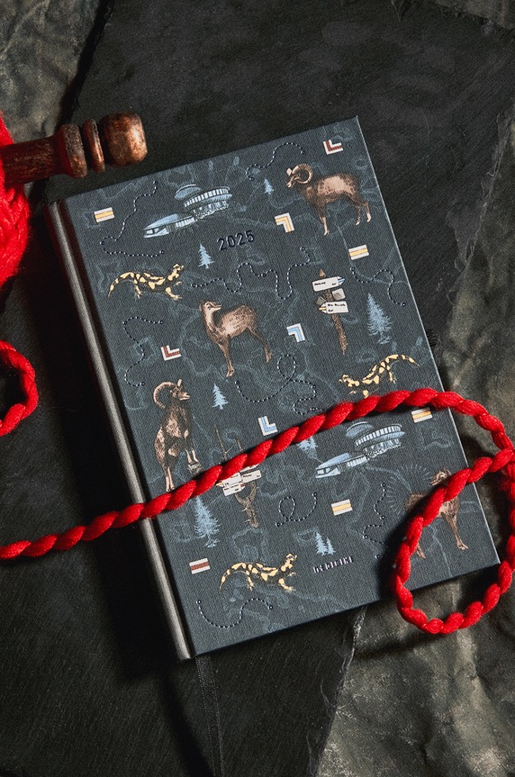 Kalendář 2025 značkovačem více barev vícebarevná RW24-PAU807