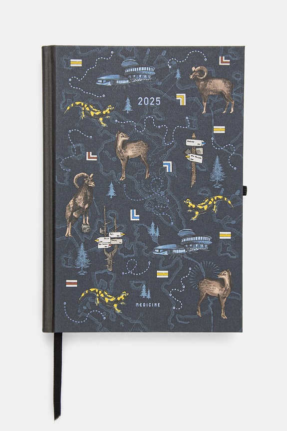 Kalendář 2025 značkovačem více barev RW24-PAU807 vícebarevná RW24