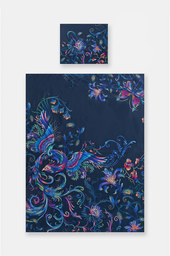 Komplet pościeli bawełnianej wzorzystej 150 x 200 cm kolor multicolor multicolor RW24-PCU604