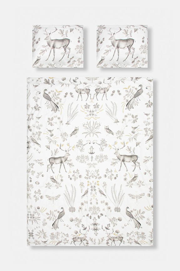 Sada bavlněných povlečení se vzorem, 150 x 200 cm béžová barva RW24.PCU704 béžová RW24