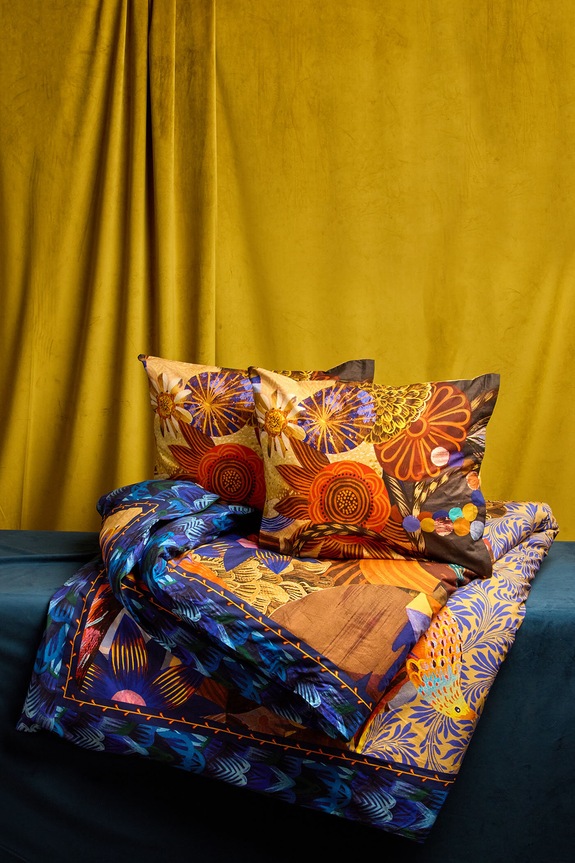 Komplet pościeli bawełnianej z kolekcji Karolina Matyjaszkowicz x Medicine kolor multicolor multicolor RW24-PCUB50