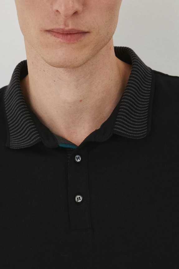 Medicine poló RW24-POMB02 fekete