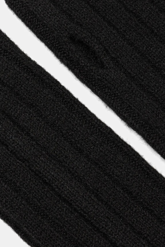 Palčiaky s vlnenou zmesou čierna farba RW24-RED502 čierna RW24