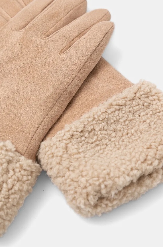 Rukavice dámske béžová farba RW24-RED803 béžová RW24