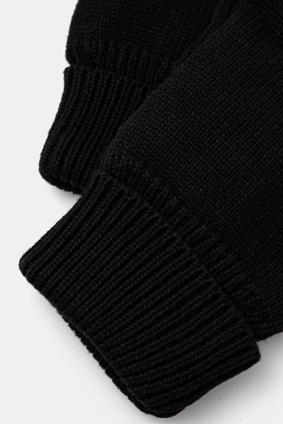 Rękawiczki bawełniane męskie z dzianiny kolor czarny RW24-REM707 czarny RW24