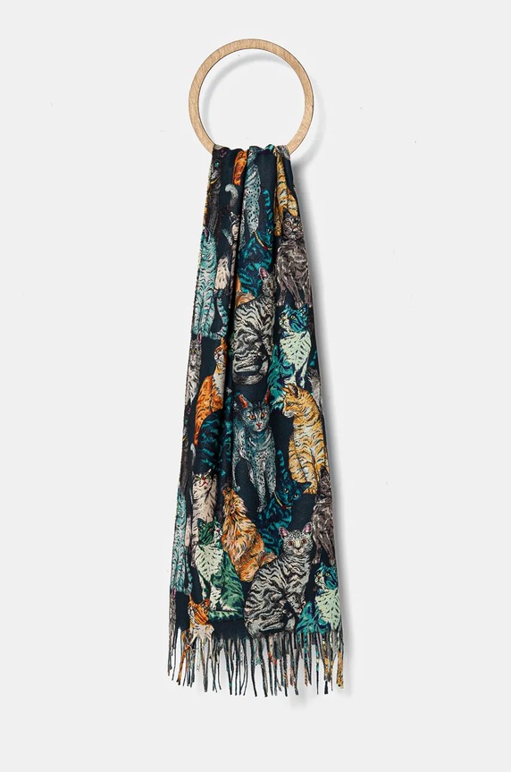 Szal damski w koty kolor multicolor RW24-SAD400 multicolor RW24