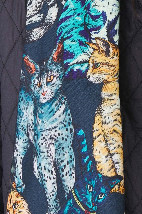 Szal damski w koty kolor multicolor RW24-SAD400 multicolor