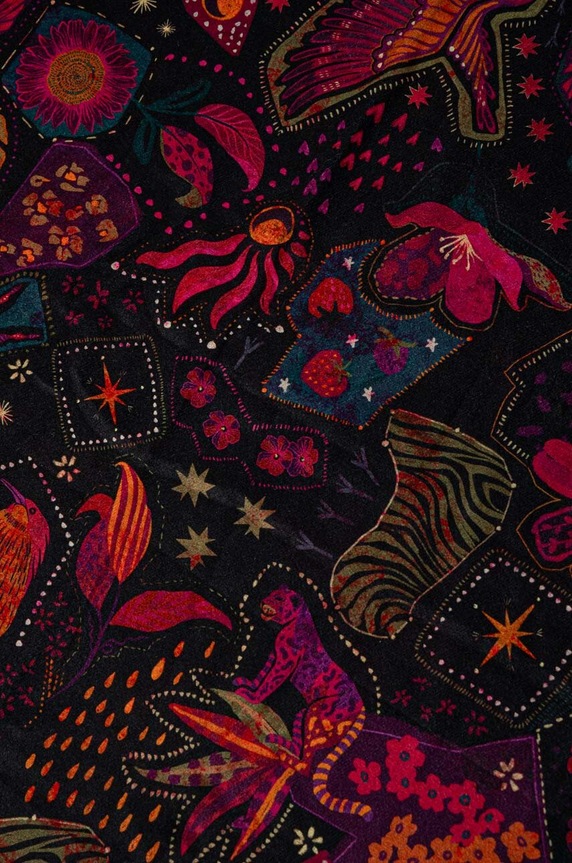Szal damski wzorzysty kolor multicolor RW24-SAD603 multicolor RW24