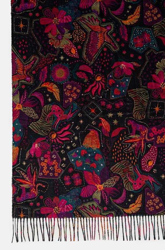 Akcesoria Szal damski wzorzysty kolor multicolor RW24-SAD603 multicolor