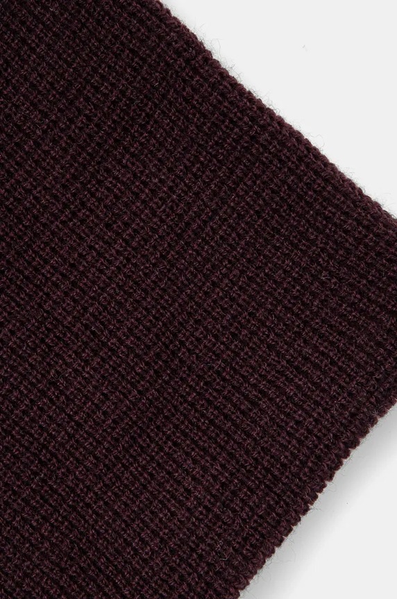 Akcesoria Komin z domieszką wełny męski dwustronny kolor bordowy RW24-SAM060 bordowy