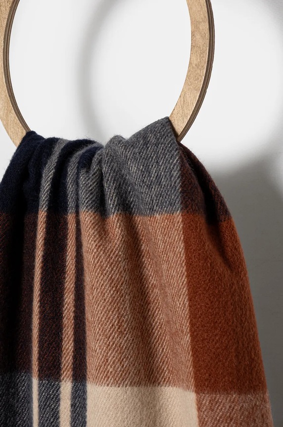 Šála károvaný vzor, s viskózou RW24-SAM601 vícebarevná RW24