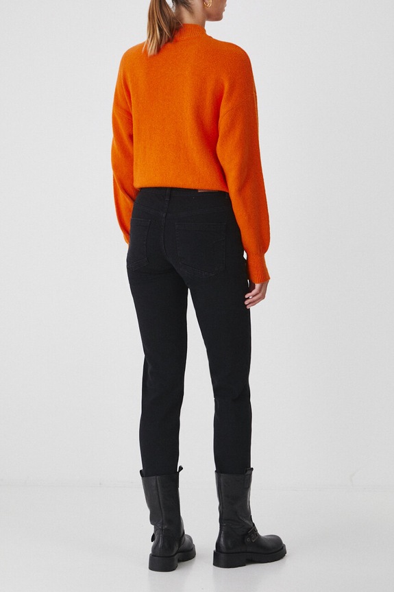Odzież Jeansy damskie boyfriend kolor czarny RW24-SJD309 czarny