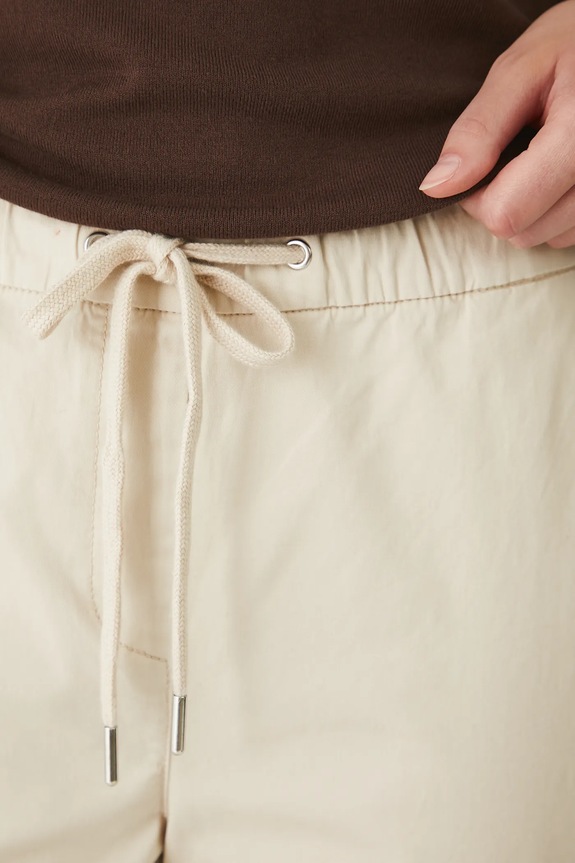 Medicine pantaloni chinos de damă din bumbac cu elastan bej RW24-SPD011