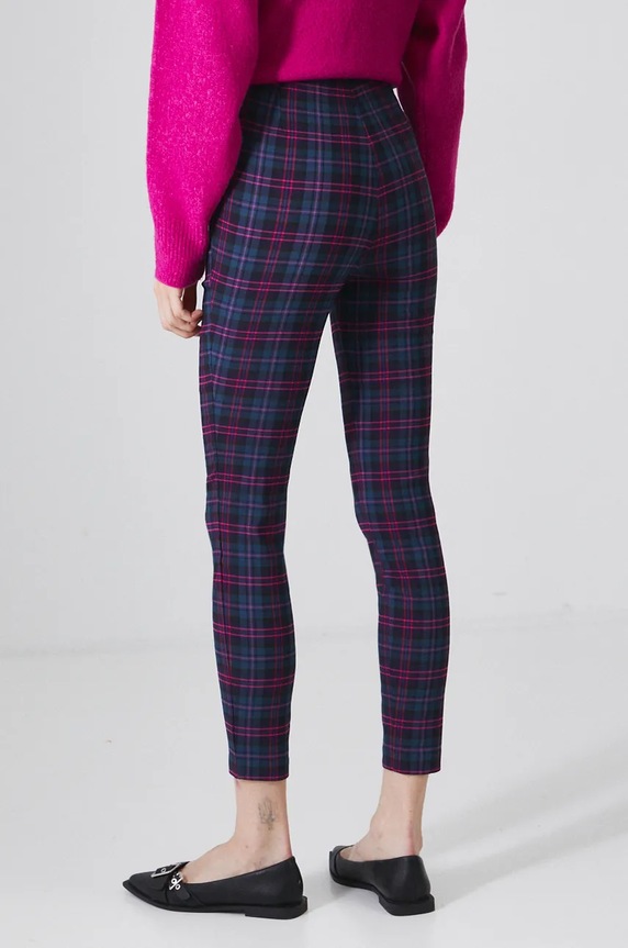 Oblečení Kalhoty dámské kostkované RW24-SPD901 vícebarevná
