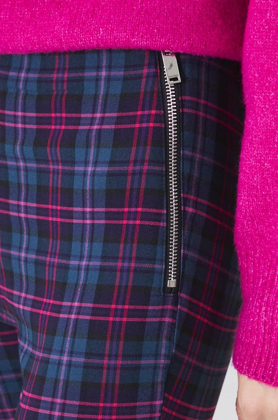 Kalhoty dámské kostkované vícebarevná RW24-SPD901