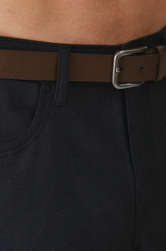 Nohavice pánske hnedá farba čierna RW24.SPM050