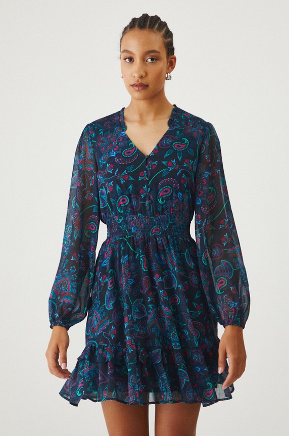 Medicine rochie mini bleumarin RW24-SUD033
