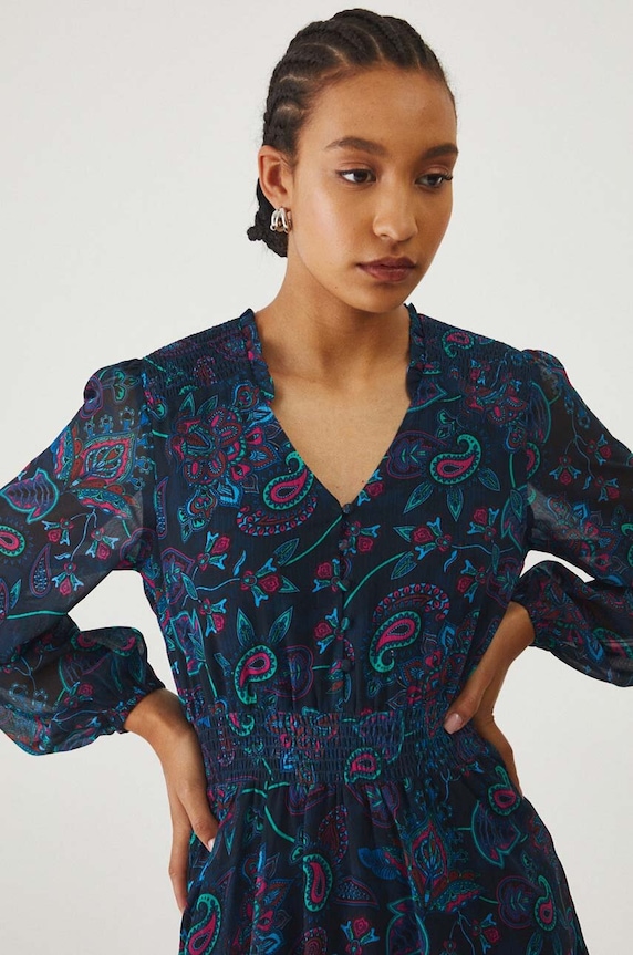 Medicine rochie bleumarin RW24-SUD033