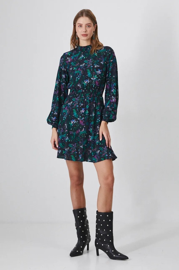 Sukienka damska mini wzorzysta kolor multicolor RW24-SUD091 multicolor RW24