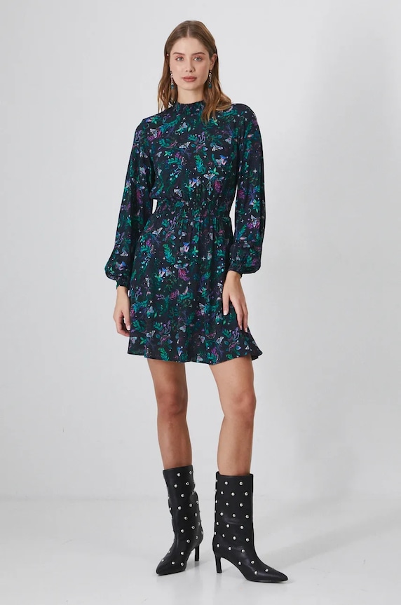 Sukienka damska mini wzorzysta kolor multicolor RW24-SUD091 multicolor RW24