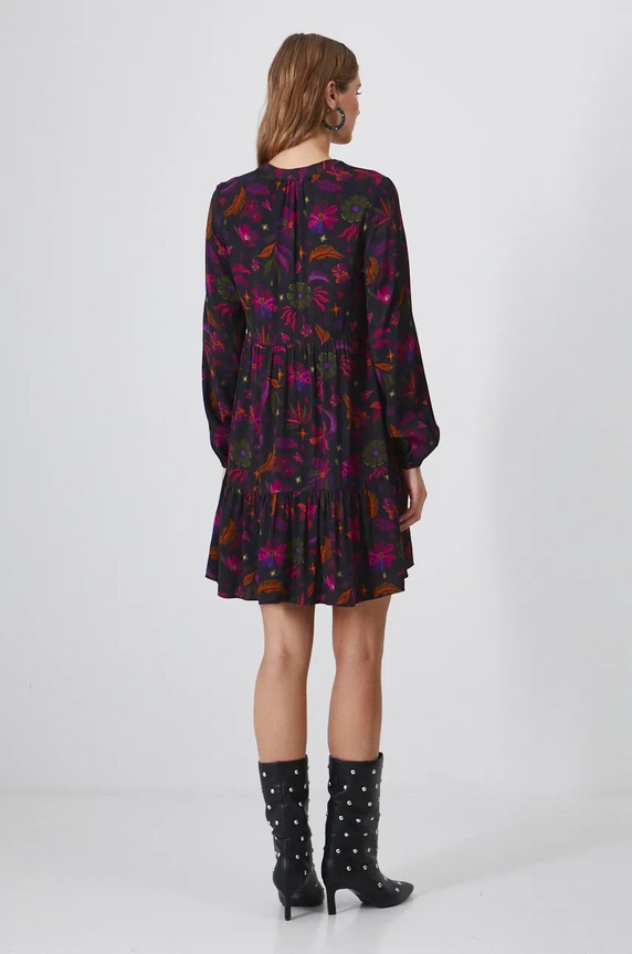 Sukienka damska mini wzorzysta kolor multicolor RW24-SUD092 multicolor RW24