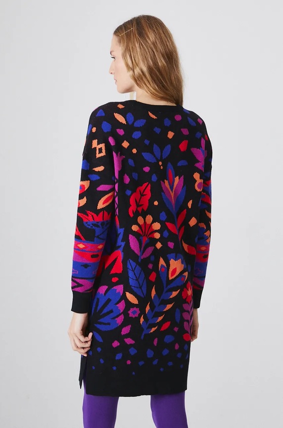 Odzież Sukienka damska mini wzorzysta kolor multicolor RW24-SUD902 multicolor