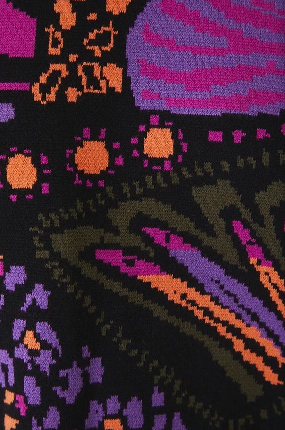 Sweter damski wzorzysty kolor multicolor RW24-SWD602 multicolor