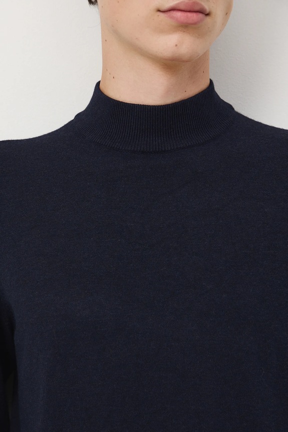 Sweter męski melanżowy kolor granatowy RW24-SWM052