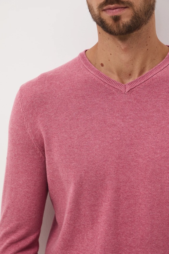Medicine sweter bawełniany RW24-SWM090 różowy