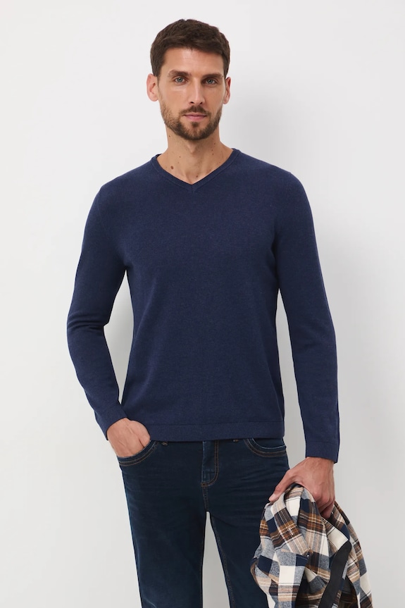 Medicine sweter bawełniany regular granatowy RW24-SWM090
