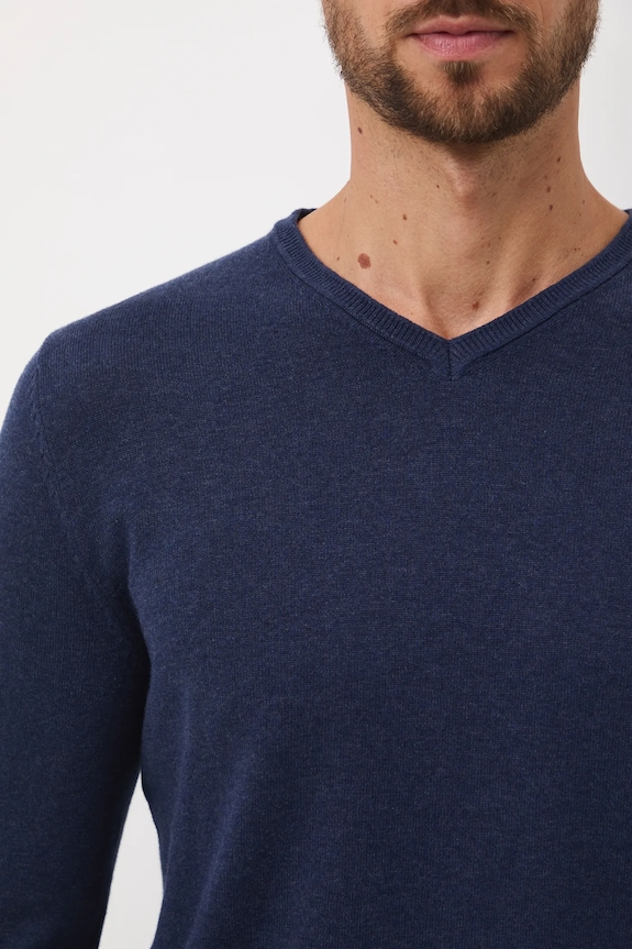 Medicine sweter bawełniany RW24-SWM090 granatowy