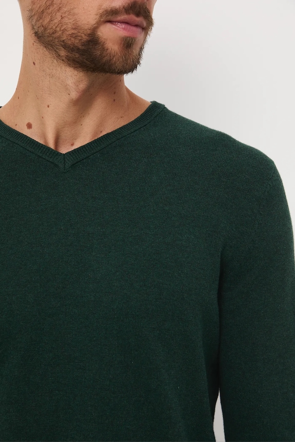 Medicine sweter bawełniany RW24-SWM090 zielony