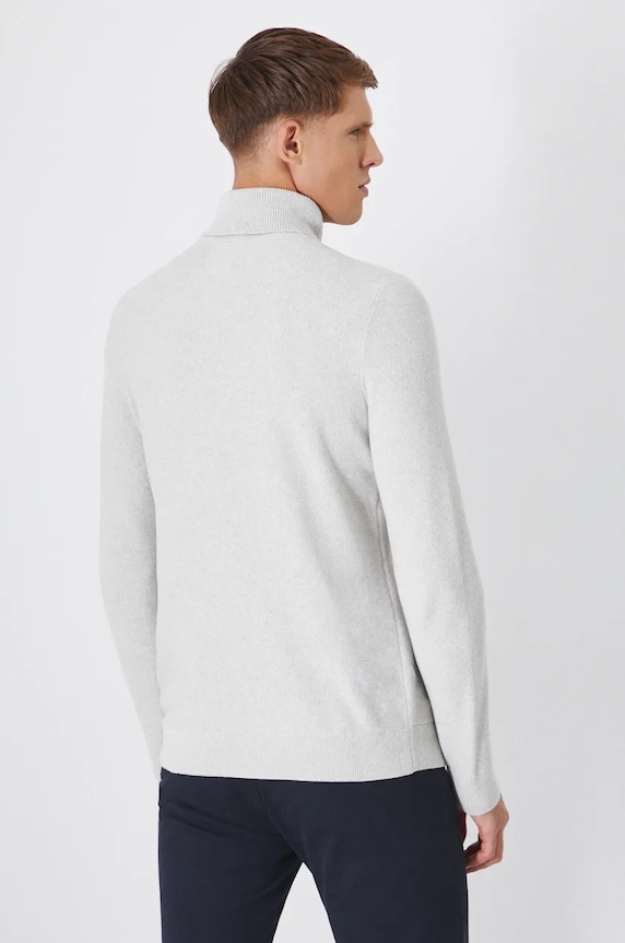Odzież Medicine sweter bawełniany RW24-SWM091 szary