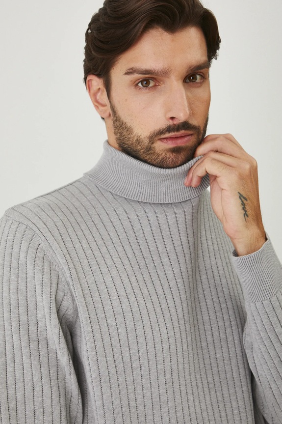 Medicine sweter szary RW24-SWMB13