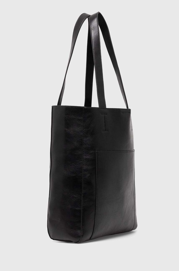 Kabelka dámska shopper z ekologickej kože čierna farba RW24-TOD102 čierna RW24