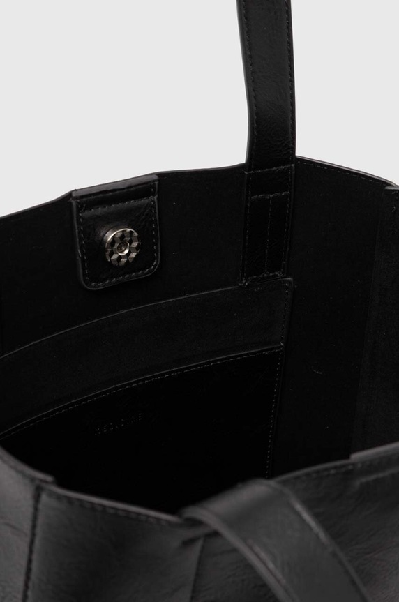 Kabelka dámska shopper z ekologickej kože čierna farba RW24-TOD102 čierna