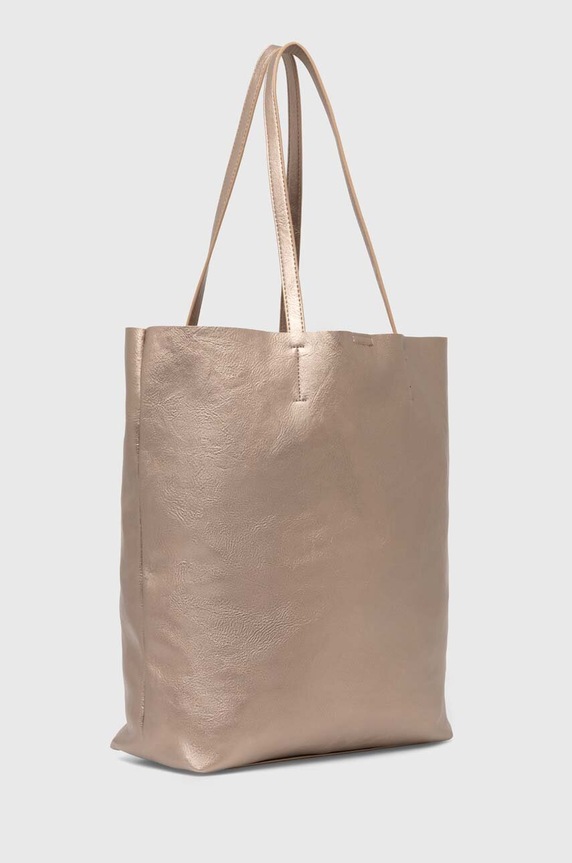 Torebka damska typu tote z imitacji skóry kolor złoty RW24-TOD104 złoty RW24