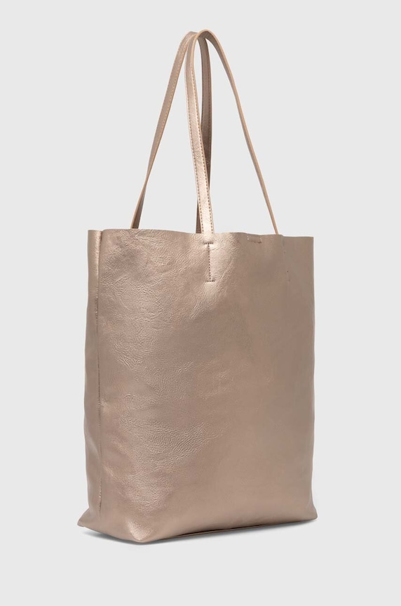 Torebka damska typu tote z imitacji skóry kolor złoty RW24-TOD104 złoty RW24
