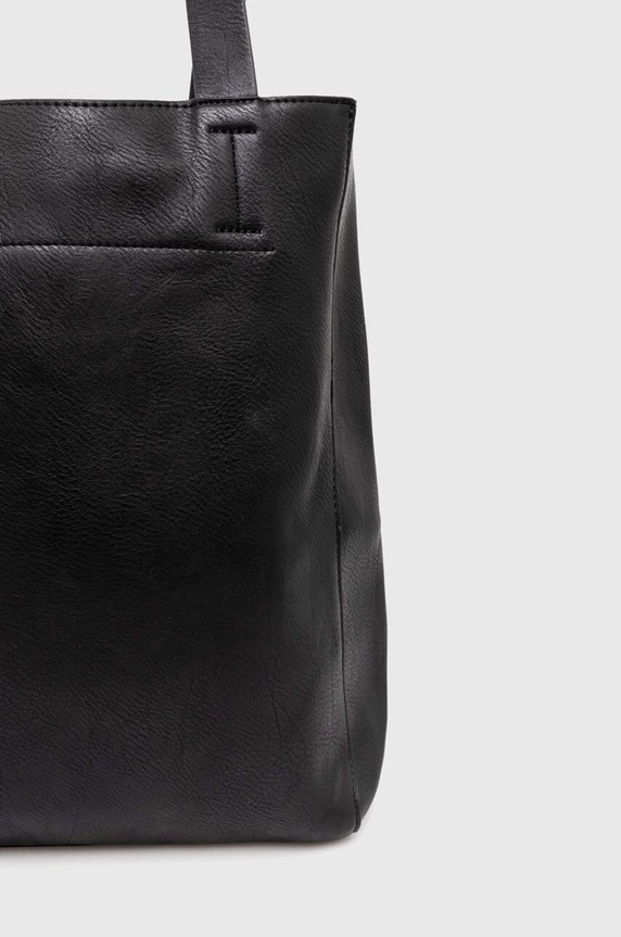 Torebka damska z ozdobną aplikacją kolor czarny czarny RW24-TOD300