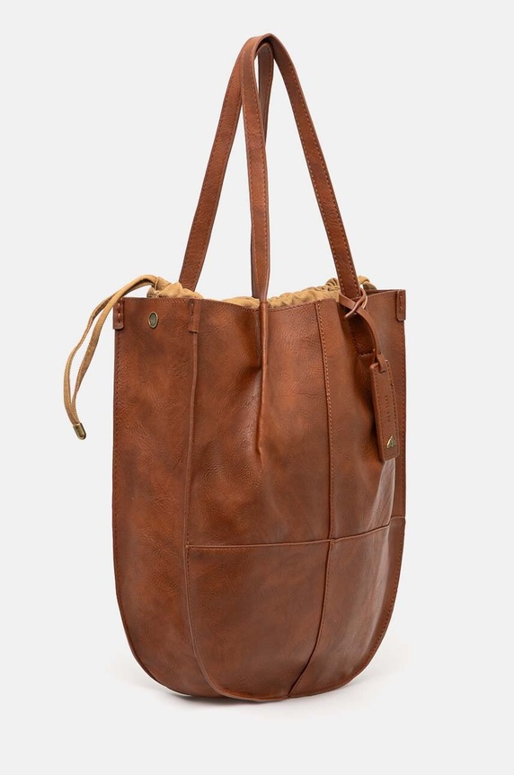 Kabelka dámská z ekokůže hnědá barva RW24-TOD314 hnědá RW24