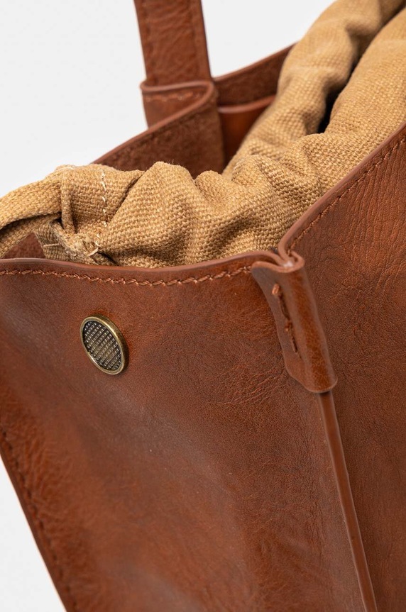 Kabelka dámská z ekokůže hnědá barva RW24-TOD314 hnědá