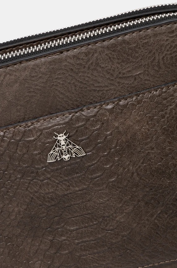 Kabelka dámska z ekologickej kože šedá farba sivá RW24-TOD700