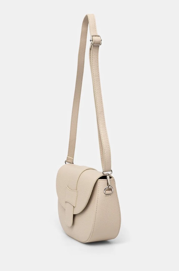 Torebka skórzana damska kolor beżowy RW24-TOD721 beżowy RW24