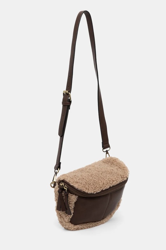 Akcesoria Nerka damska z imitacji skóry kolor brązowy RW24-TOD800 brązowy